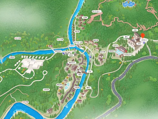 君山结合景区手绘地图智慧导览和720全景技术，可以让景区更加“动”起来，为游客提供更加身临其境的导览体验。